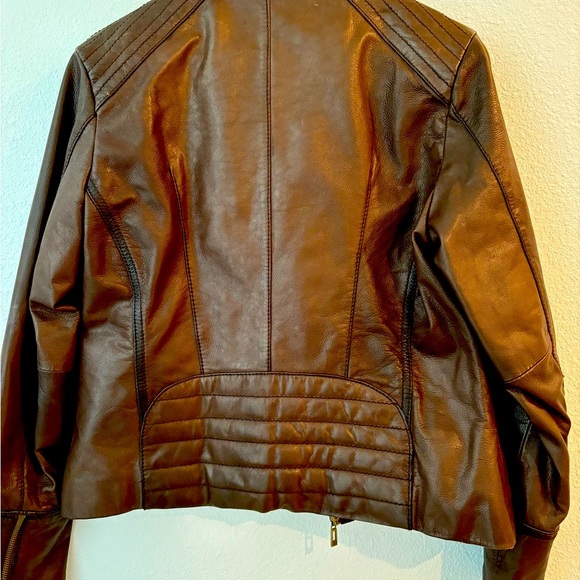 Women’s Wilson’s Leather Brown Leather Jacket - Picture 5 of 6